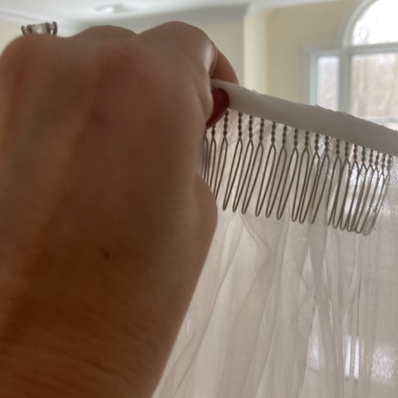 NEW Custom Handmade Wedding Veil floral Trim - Picture 4 of 9